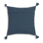 Blossom 20" Printed Cotton Tassel Throw Pillow Cover