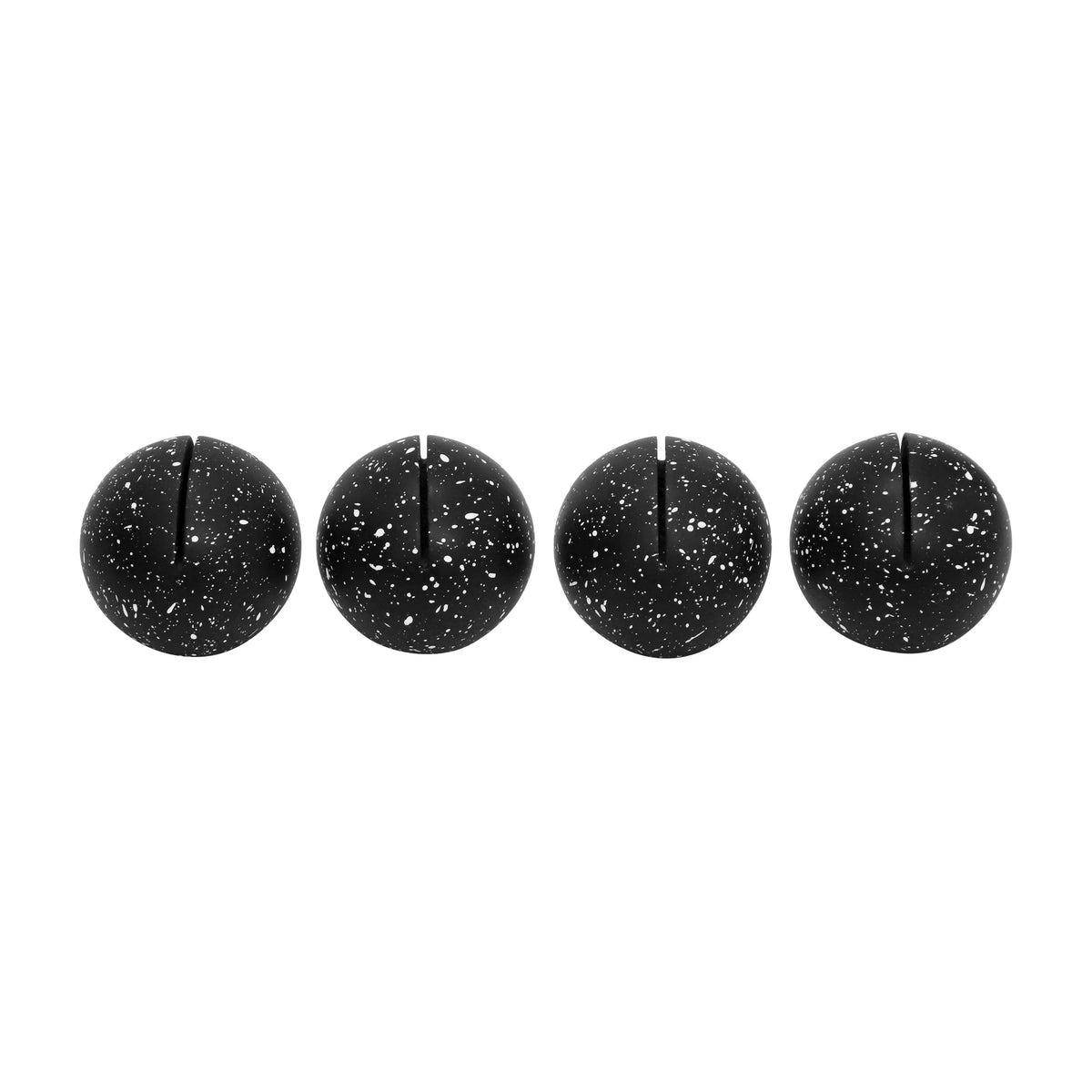 Gabby Speckled Round Card Holder - Set of 4