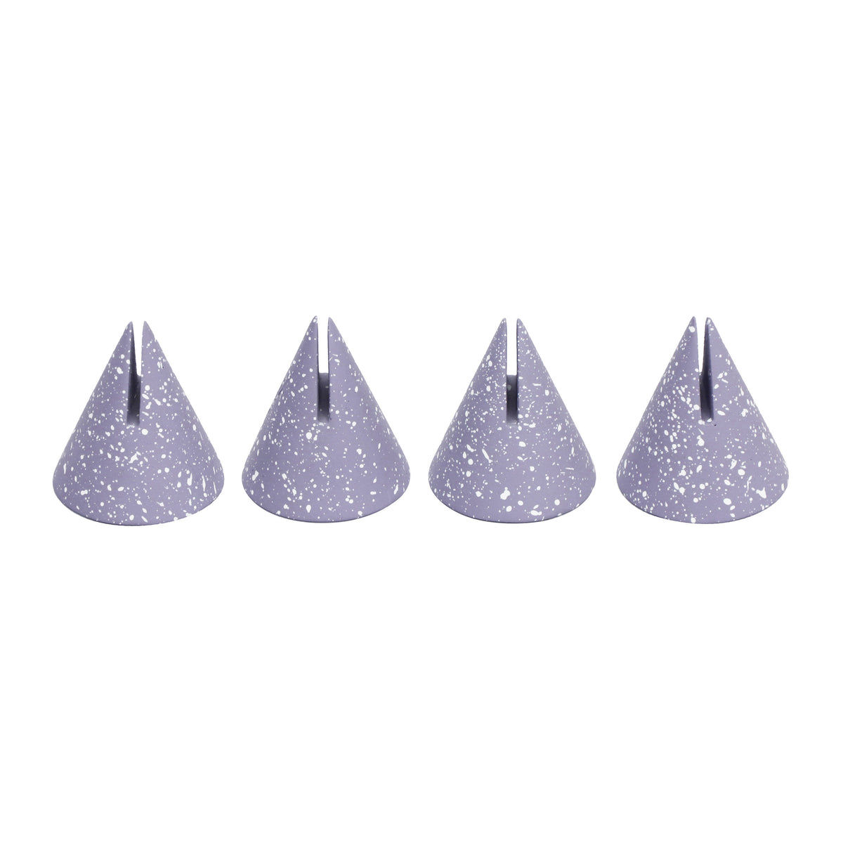 Gabby Speckled Cone Card Holder - Set of 4
