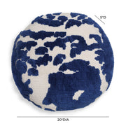 Coast 20" Tufted Round Throw Pillow