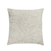 Tabitha 20" Square Embroidered Throw Pillow