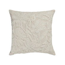 Tabitha 24" Euro Size Square Embroidered Throw Pillow
