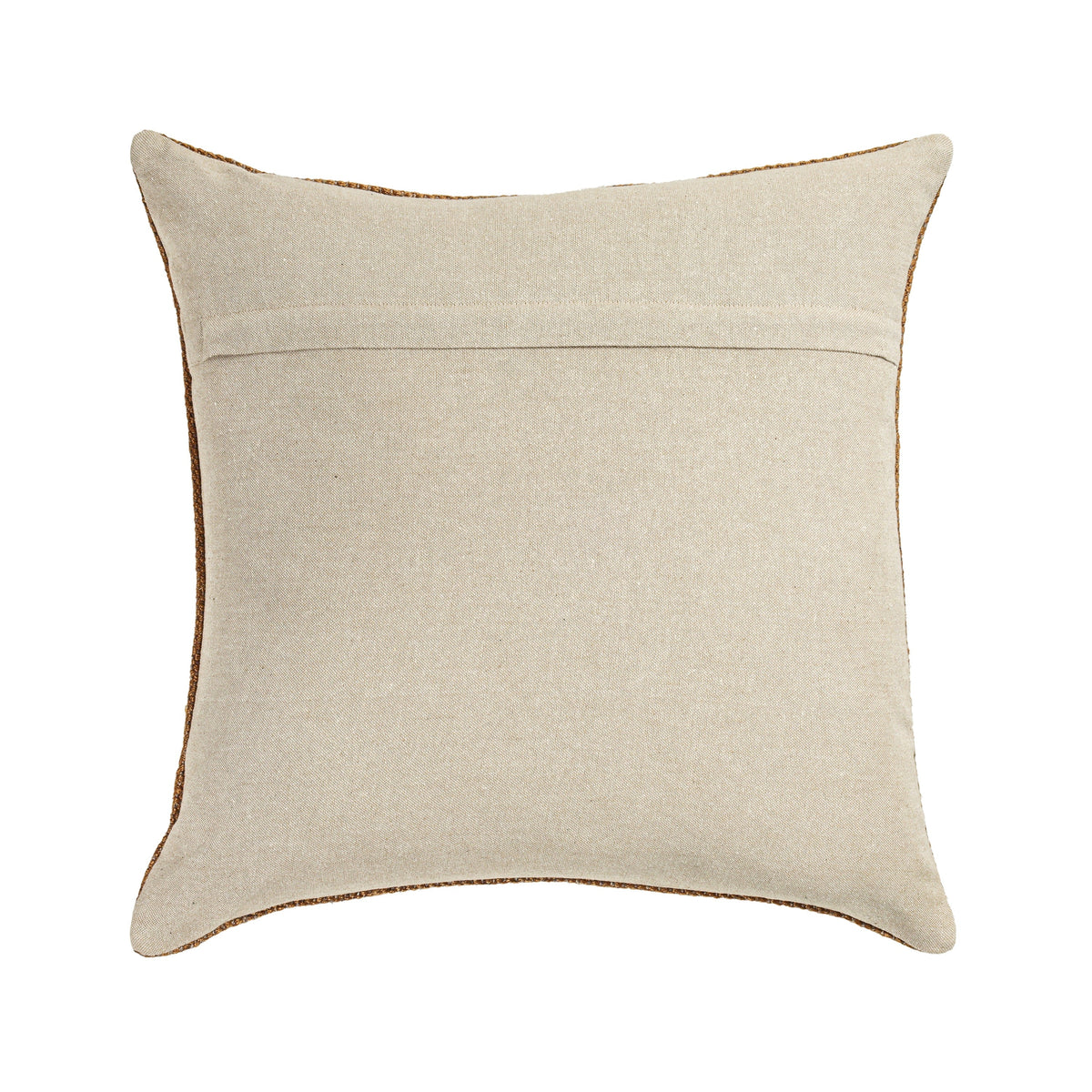 Terra 20"  Square Wool and Jute Kilim Throw Pillow