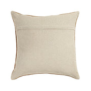 Terra 20"  Square Wool and Jute Kilim Throw Pillow