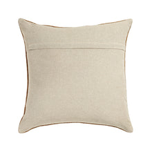 Terra 20"  Square Wool and Jute Kilim Throw Pillow