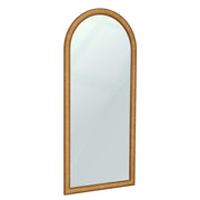 Arch 72" Natural Raffia Contract-Grade Floor Mirror