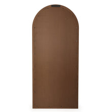 Arch 72" Natural Raffia Contract-Grade Floor Mirror