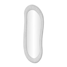 Orpheus 20"X59" Ribbed Lightweight Faux Stone Floor Mirror