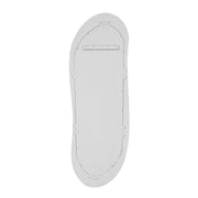 Orpheus 20"X59" Ribbed Lightweight Faux Stone Floor Mirror