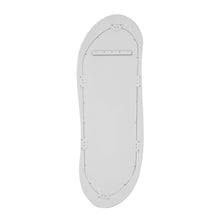 Orpheus 20"X59" Ribbed Lightweight Faux Stone Floor Mirror