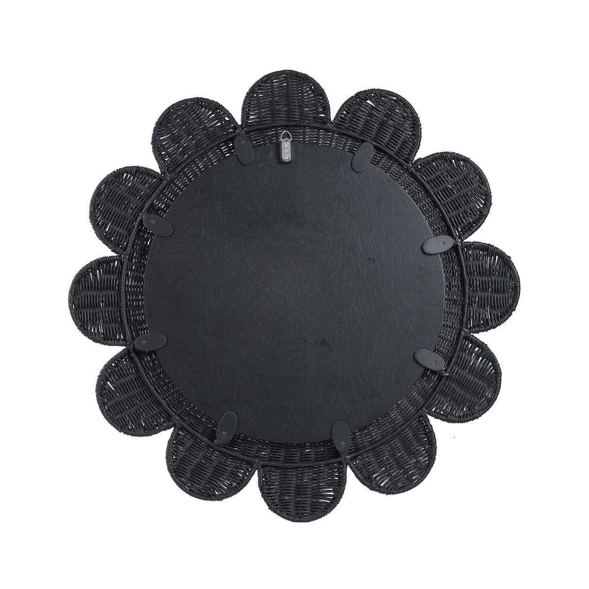 Coralie 33.4" Rattan Round Wall Mirror
