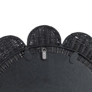 Coralie 33.4" Rattan Round Wall Mirror