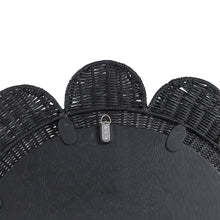 Coralie 33.4" Rattan Round Wall Mirror