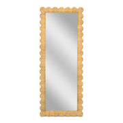 Bama 29.1"X75" Long Natural Rattan Wall Mirror