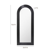 Tanya 70" Rattan Floor Mirror