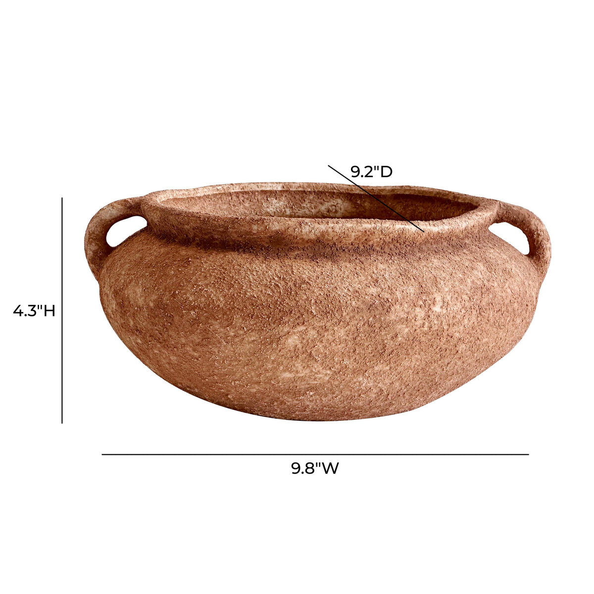 Earthenware Wide Bowl with Handles
