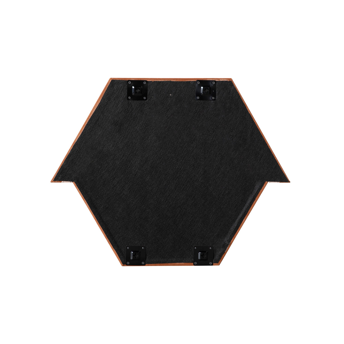 Lally 31.5"X24" Velvet Prism Wall Mirror