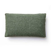Malolo 20"X12" Green Basketweave Rectangular Vegan-Down Throw Pillow Cover