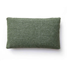 Malolo 20"X12" Green Basketweave Rectangular Vegan-Down Throw Pillow Cover
