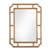 Cienna 24"x32" Natural Rattan Wall Mirror