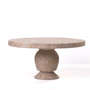 Natural Travertine Cake Stand