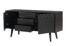 Valentina 59" Black Acacia Buffet