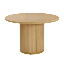 Chelsea 47" Oak Wood Round Dining Table
