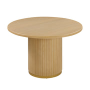 Chelsea 47" Oak Wood Round Dining Table