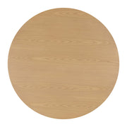 Akiba 47" Natural Ash & Rattan Round Dining Table