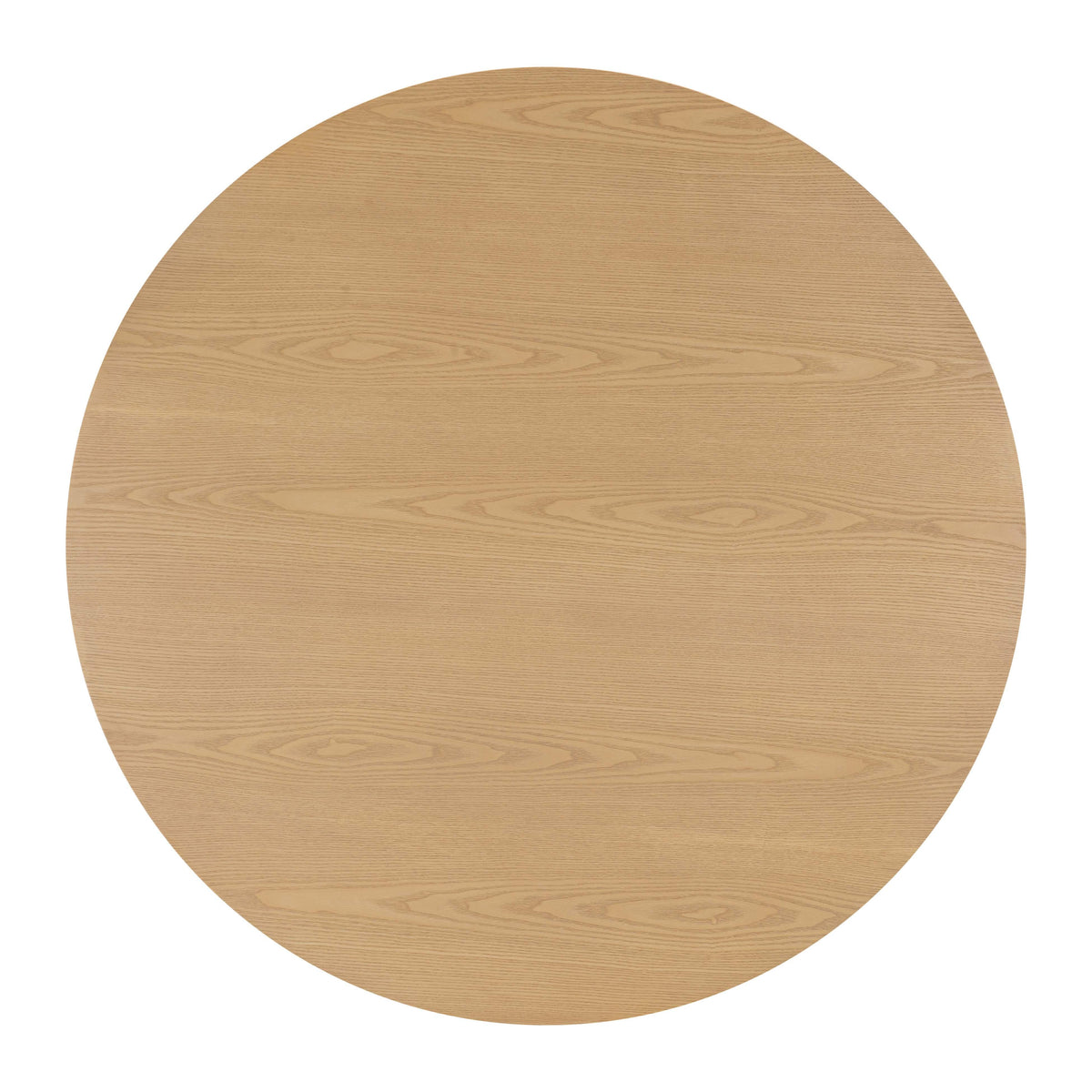Akiba 47" Natural Ash & Rattan Round Dining Table