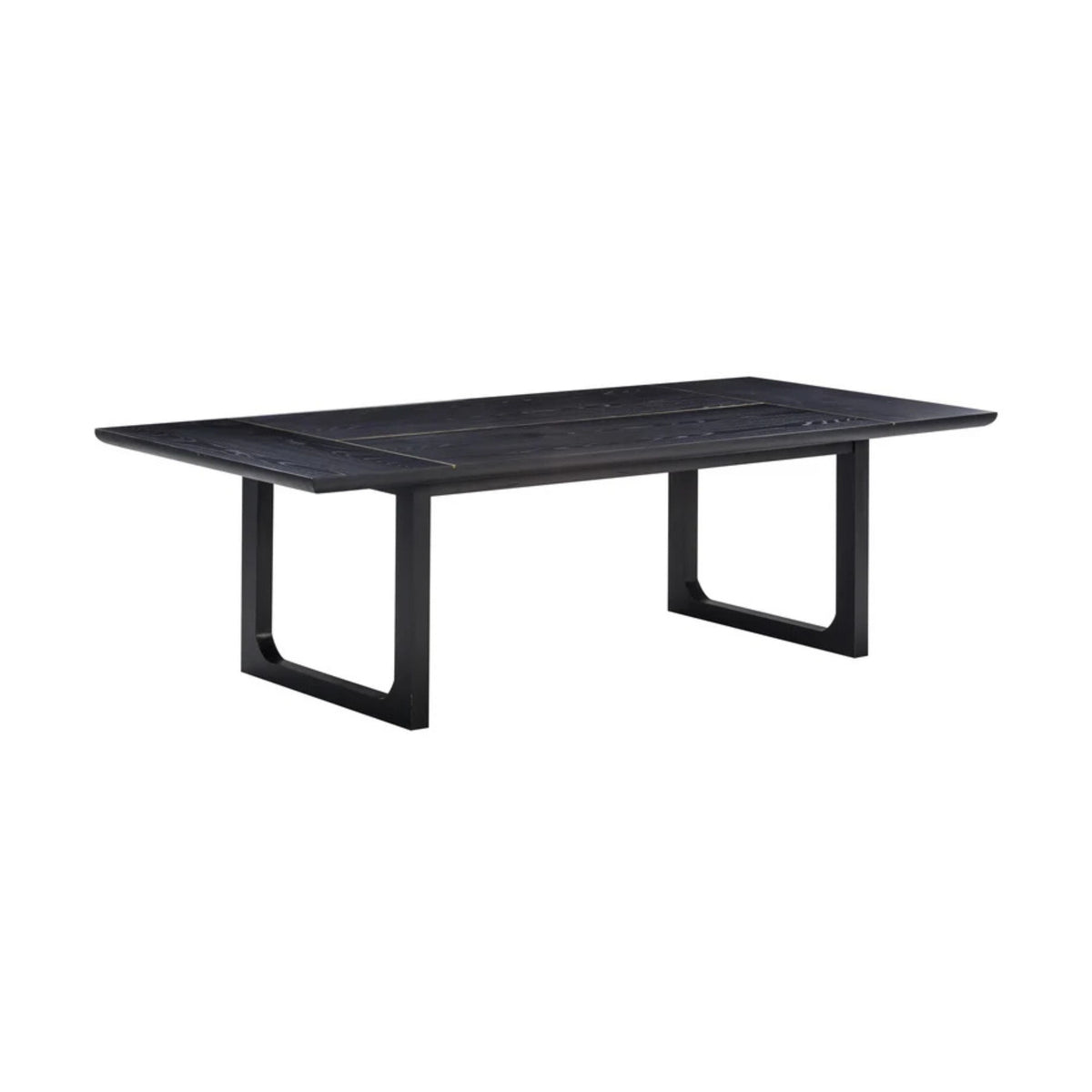 Shiloh 102" Black Ash Rectangular Dining Table