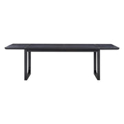 Shiloh 102" Black Ash Rectangular Dining Table