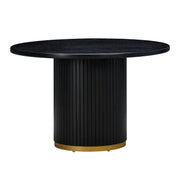 Chelsea 47" Oak Wood Round Dining Table