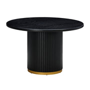 Chelsea 47" Oak Wood Round Dining Table