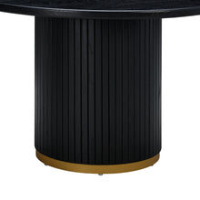 Chelsea 47" Oak Wood Round Dining Table