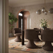 Akola 106" Oak Rectangular Dining Table
