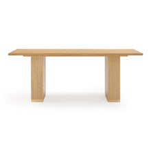 Chelsea Oak Wood Rectangular Dining Table (79"-96")