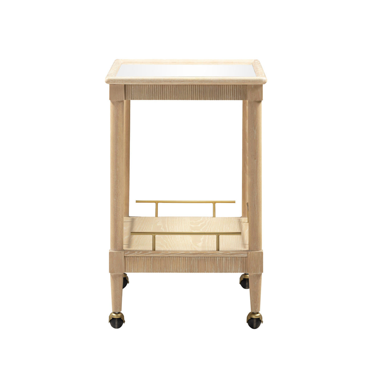 Slosh 37" Natural Ash Bar Cart