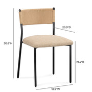 Celine Performance Boucle Dining Chair - Set of 2