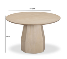 Brocha 48'' Ash Wood Round Dining Table