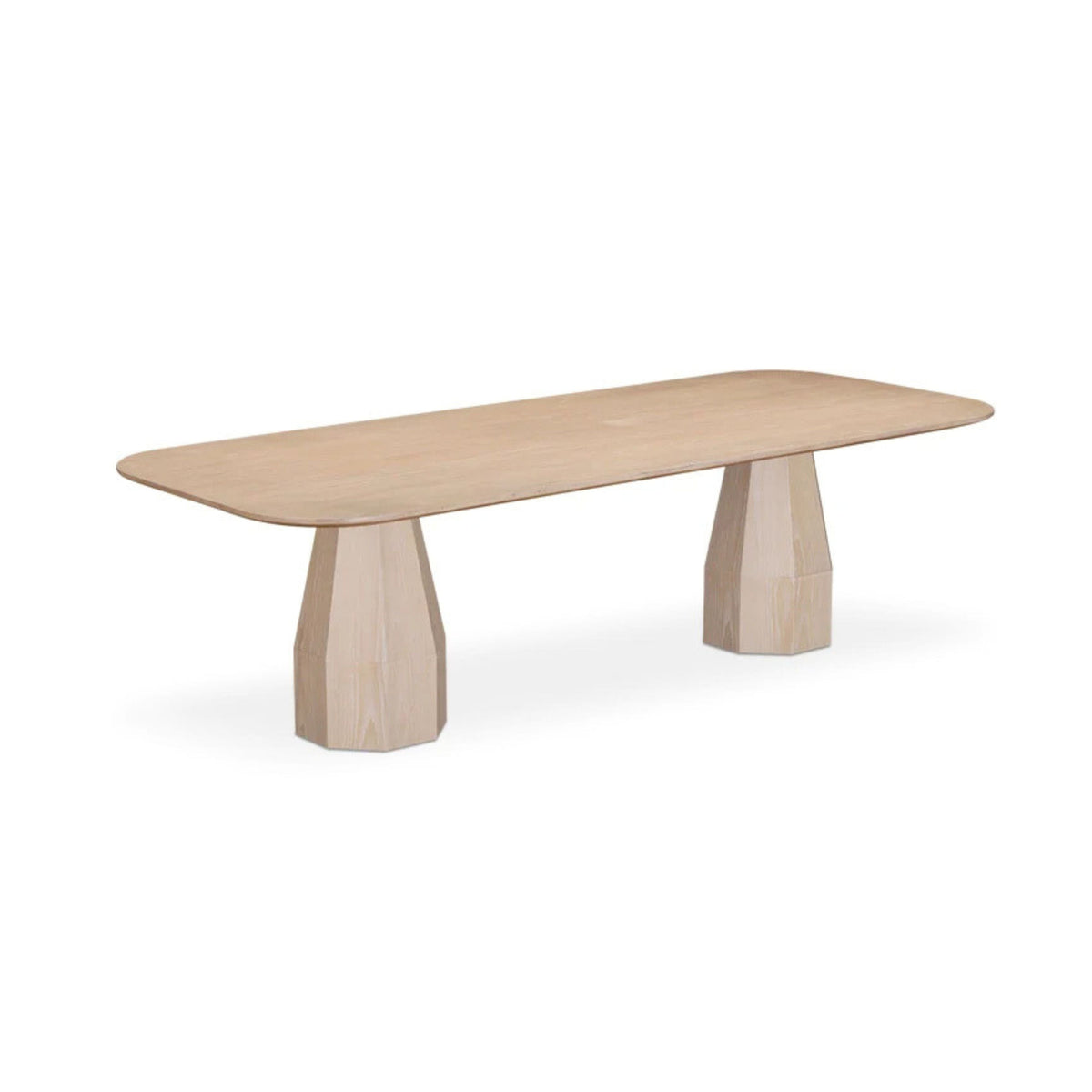 Brocha 106" Ash Wood Rectangular Dining Table