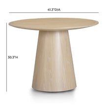 Sahara Round Oak Dining Table (41"-60")