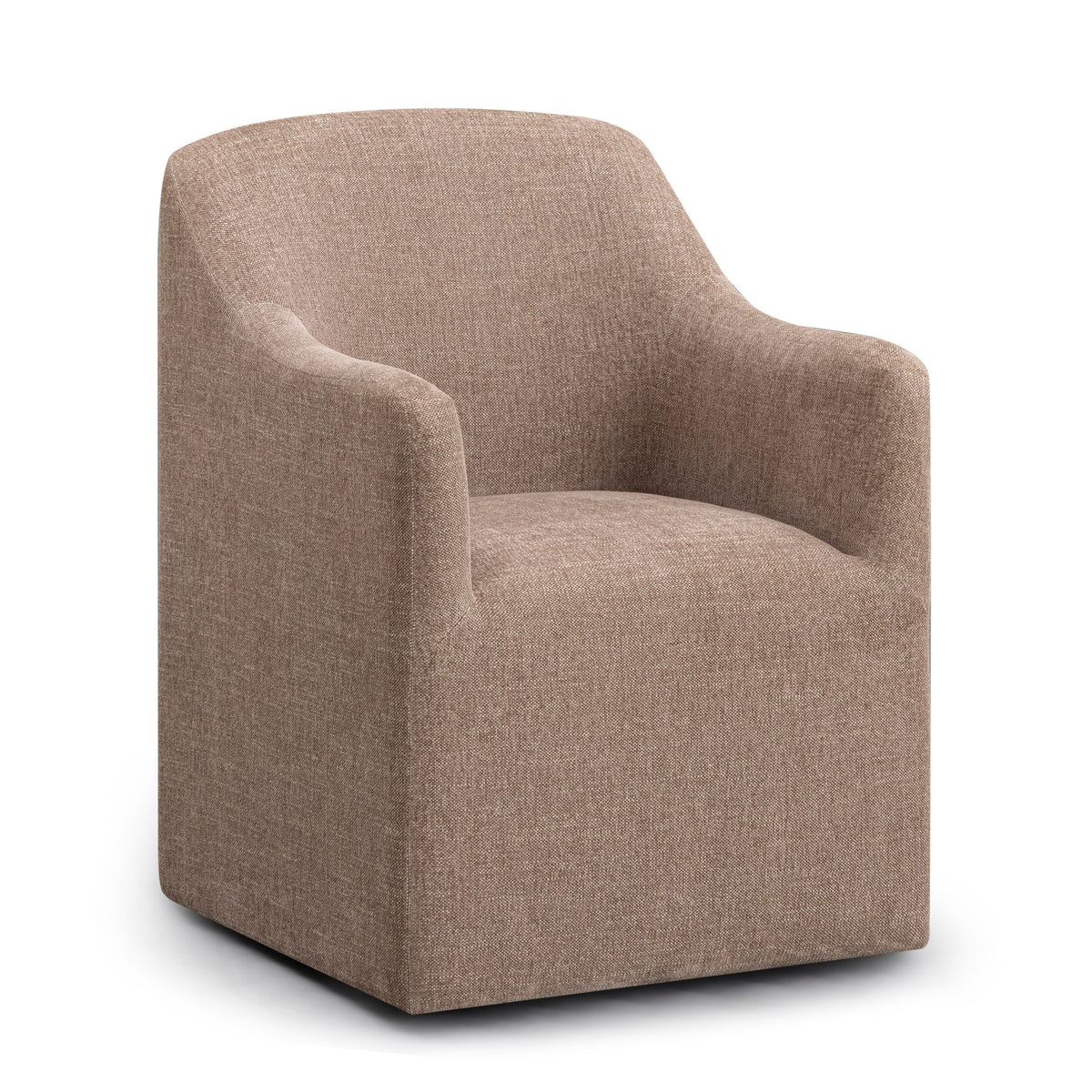Helena Tall Textured Weave Performance Fabric Dining Chair