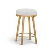 Oodle Performance Vegan Mohair Bar and Counter Stool