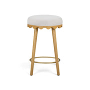 Oodle Performance Vegan Mohair Bar and Counter Stool