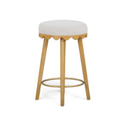 Oodle Performance Vegan Mohair Bar and Counter Stool