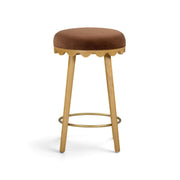 Oodle Performance Vegan Mohair Bar and Counter Stool