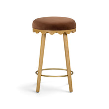 Oodle Performance Vegan Mohair Bar and Counter Stool