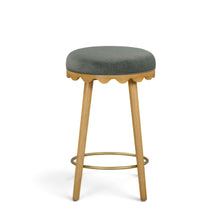 Oodle Performance Vegan Mohair Bar and Counter Stool