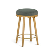 Oodle Performance Vegan Mohair Bar and Counter Stool